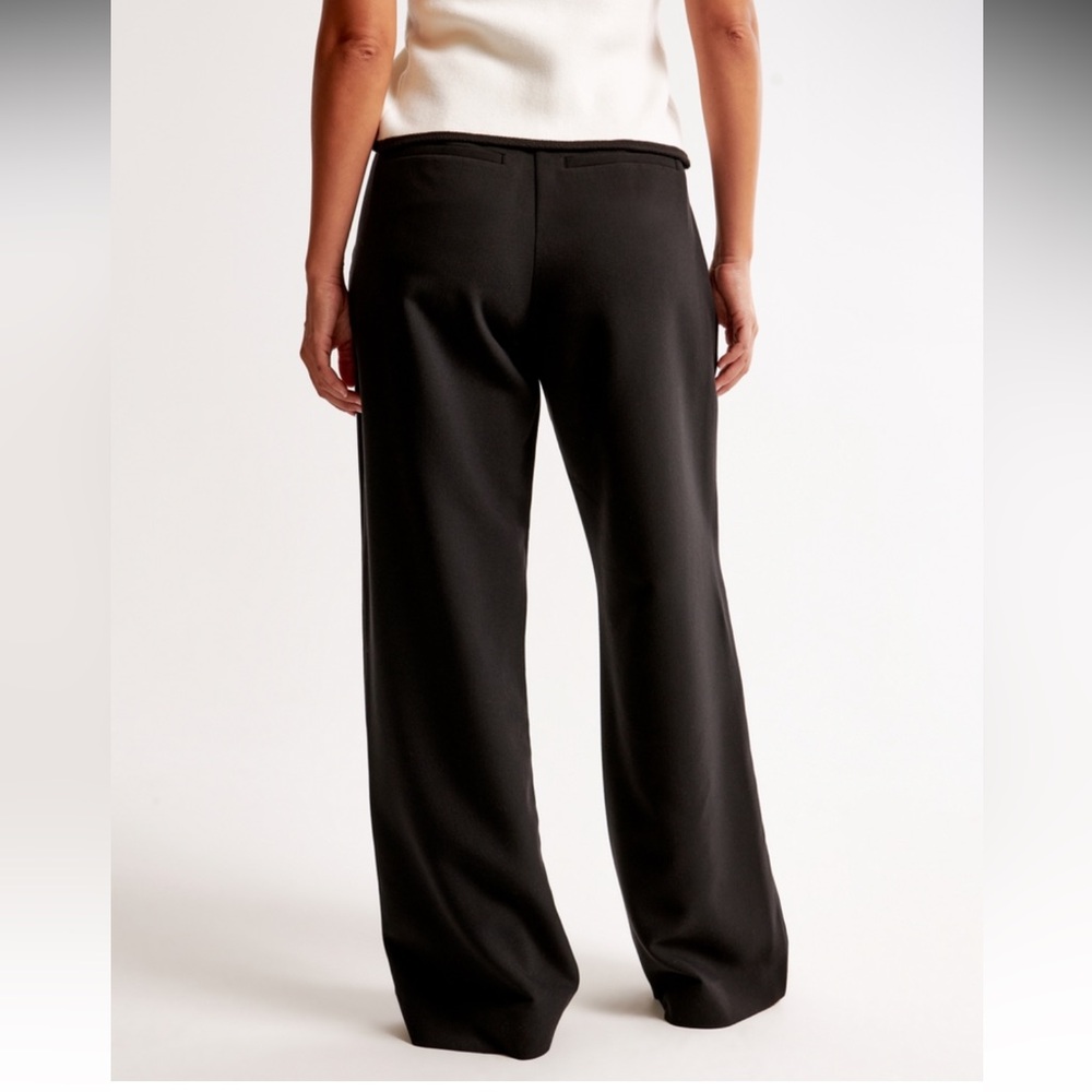 Abercrombie & Fitch Black Wide-Leg Pants - Picture 4 of 12